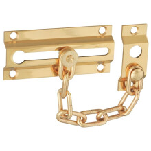 National Hardware N216010 V1926 Protection de porte chane en laiton massif