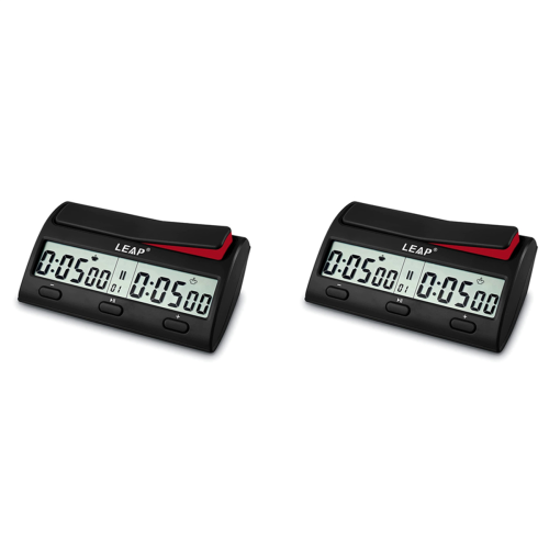 LEAP Chess Clock Advanced Digital Timer with 7 Type 38 Timing 1