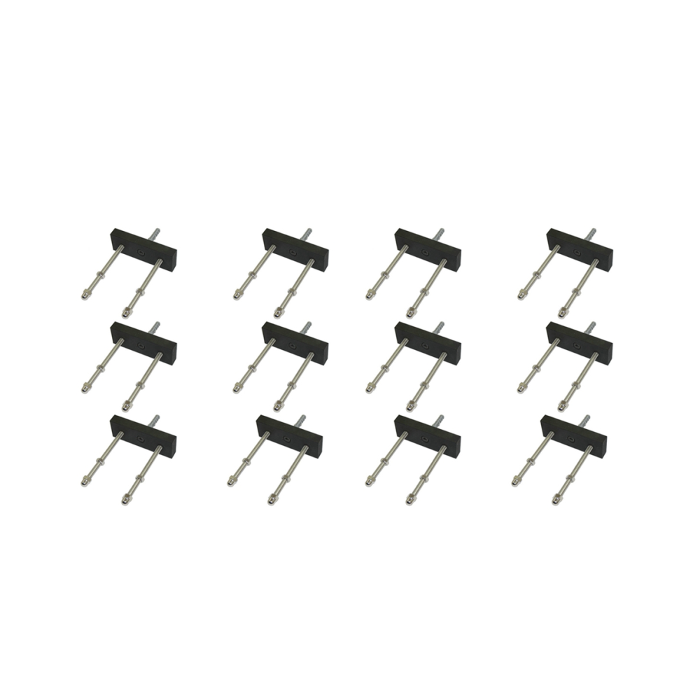 6 Pack Skateboard Floating Deck Display Wall Mount Rack Holder 4851175021866