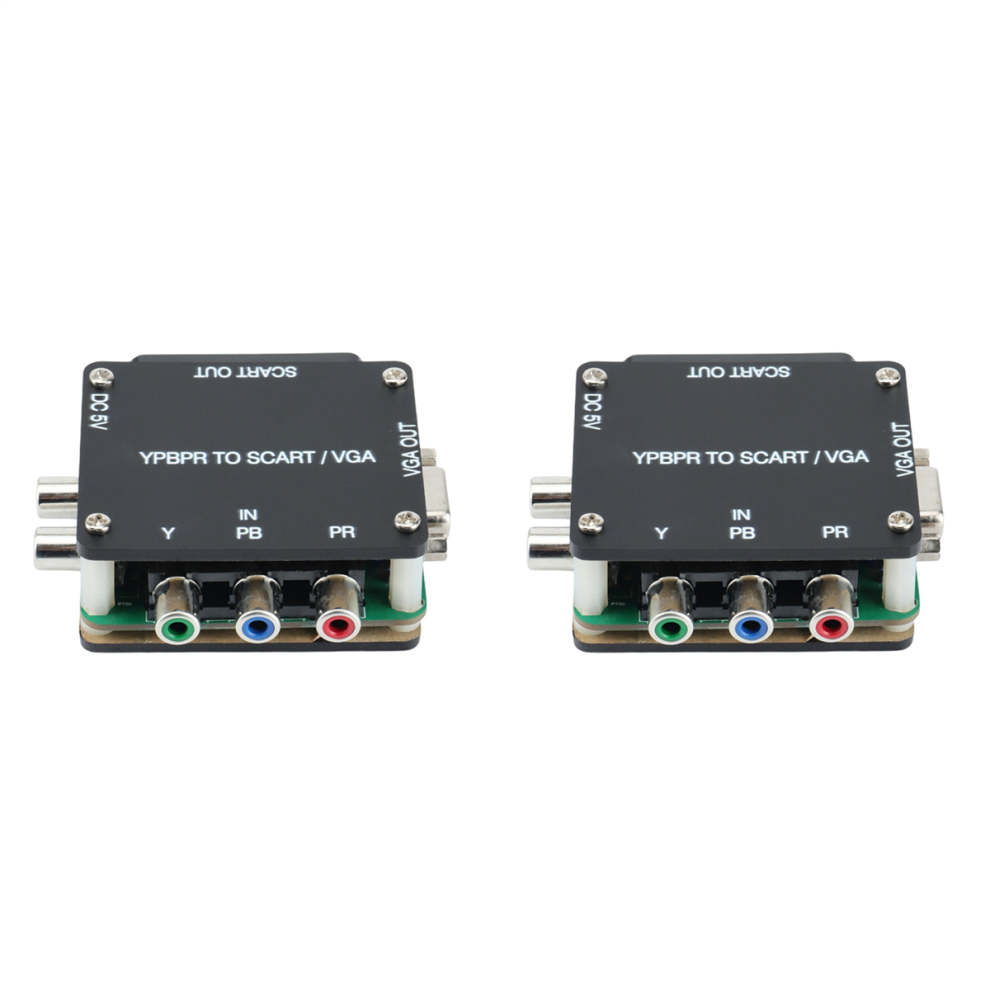 Yuv To Rgbs Ypbpr To Scart Vga Component Converter 4851175022337