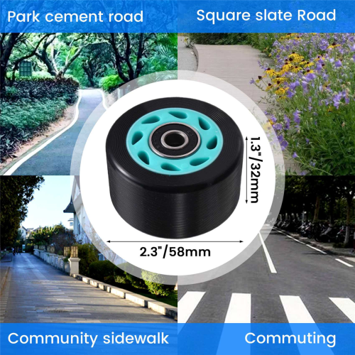 58x32mm Double Row Roller Skates Accessories Speed Wheels 2
