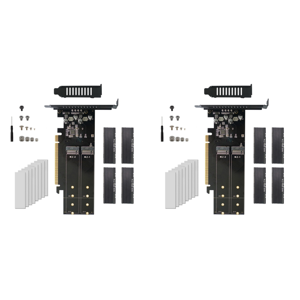 Photos - Other for Computer New PCIe To M2 Adapter Card X16 4 Port VROC Expansion
