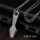 Pry Bar Mini Titanium Alloy Crowbar Keychain Pendant 6