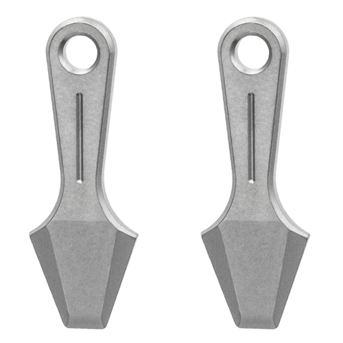 Pry Bar Mini Titanium Alloy Crowbar Keychain Pendant 1