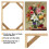 2 Set DIY Solid Wood Canvas Frame Kit, 16X20Inch for Oil Paintings 7