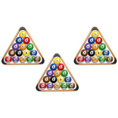 Wooden Billiard Ball Rack Solid Triangle Pool Racks