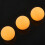 50 pcs 40 mm table tennis training balls, Yelow/White Random 7