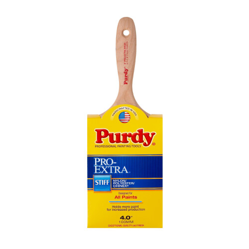 Purdy Purdy 144400740 Pro-Extra Series Swan Pincel para pintura de parede de 4 polegadas