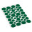 Light-Duty Assorted Round Green Felt Pads 1