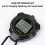 Digital Sports Stopwatch, 10Lap /Split Memory Stopwatch Count Down 5