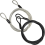 Travel Security Cable Lock,Braided Steel Coated Safety 3