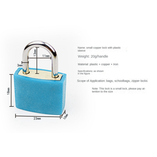 6Pcs Suitcase Locks with Keys,Mini Keyed Padlock for School Classroom 1