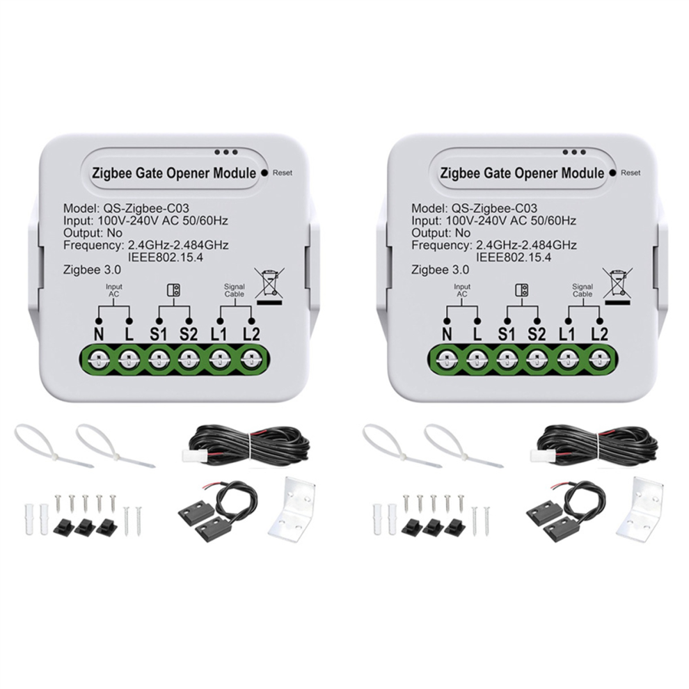 Smartzigbee Garage Door Opener - Remote Control Gate Accessory 4851175032367