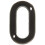 Hy-Ko BR-42OWB/0 Prestige House Number 0 (nulla) 4, bronz 1