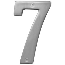 Hy-Ko Products BR-51SN/7 Numro de maison Prestige 7 (SEVEN) 12,7 cm de haut, finition nickel satin, 1 pice