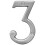 4 inch huisnummer #3 1