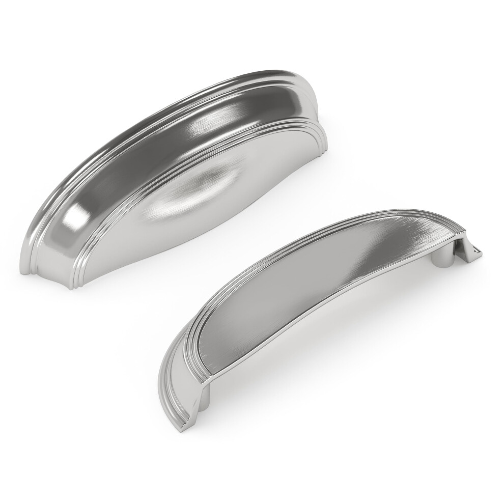 Hickory Hardware 1 Pack Solid Core Kitchen Cabinet Pulls Luxury Cabinet Handles Hardware For Doors & Dresser Drawers 3 Inch & 3-3/4 Inch (96Mm) Ho 61730113