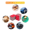 320-3000 Grit Sanding Sponge Set, Fine Foam Pads 6