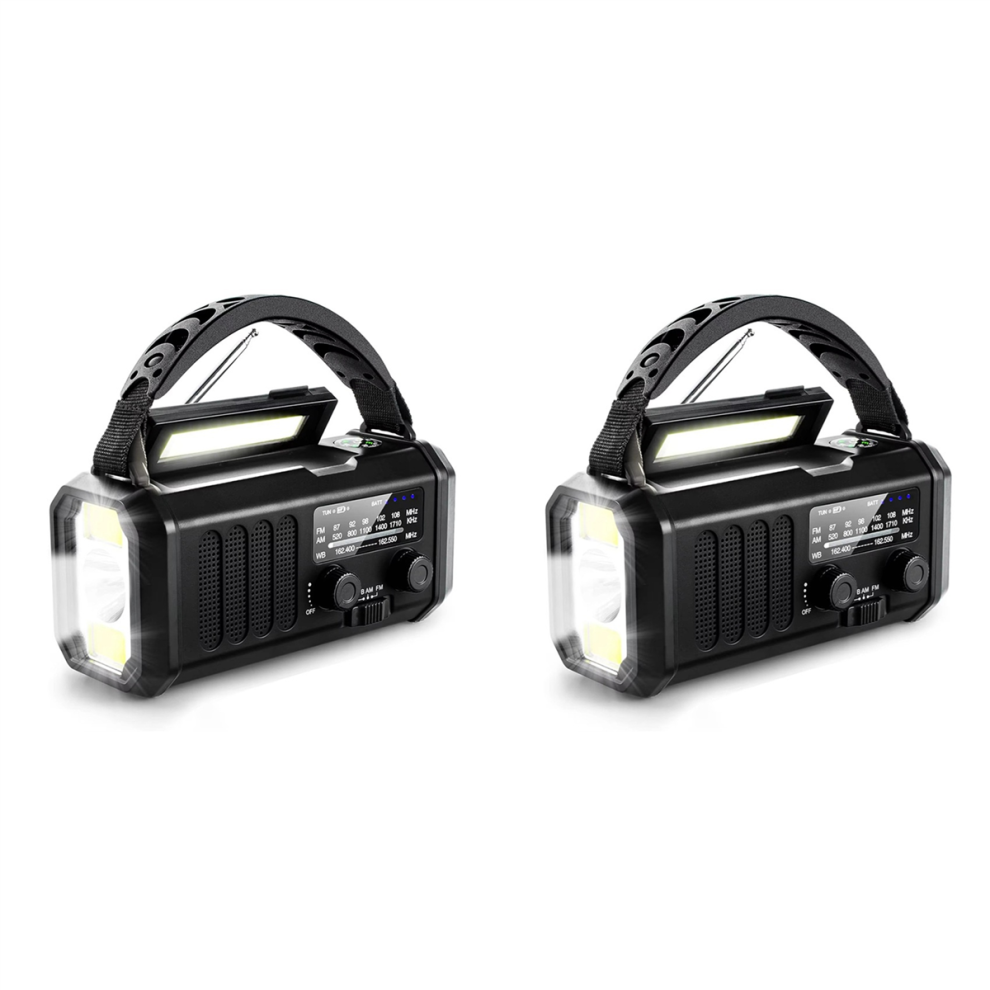 Emergency Weather Radio Fm/Am/,Portable Hand Crank 4851175050224