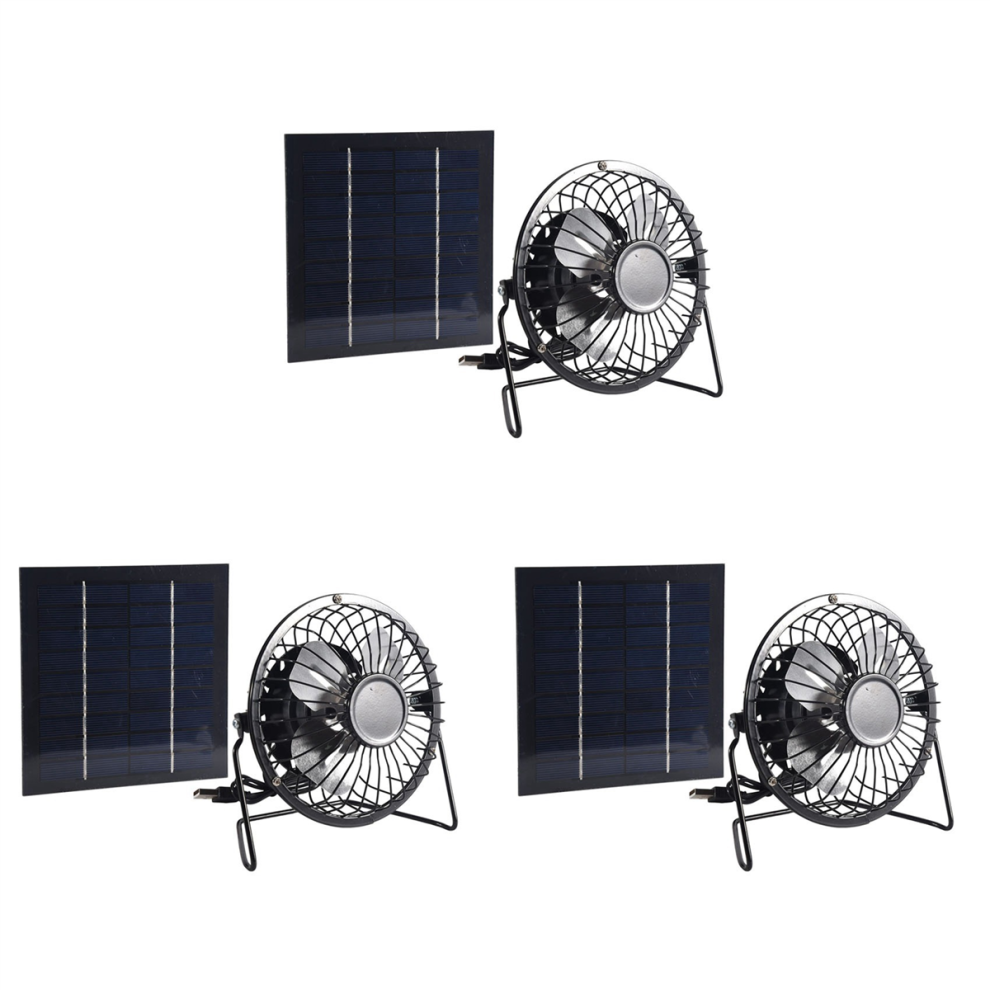 Mini Solar Panel Powered Ventilator Fan 5W 4 Inch Exhaust 4851175052501