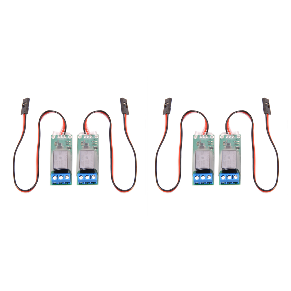 2Pcs Rc Pwm Electronic Relay Switch For Airplane Diy Model 4851175055342