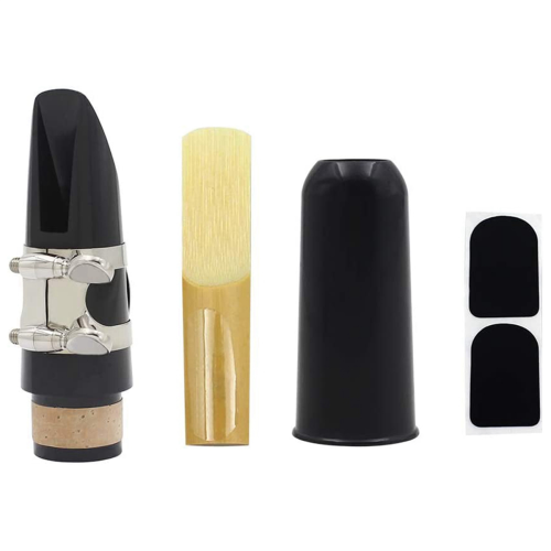 Mouthpiece Kit,Includes Ligature+Clarinet 2.5+Black Clarinet Cap 2
