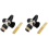Mouthpiece Kit,Includes Ligature+Clarinet 2.5+Black Clarinet Cap 1