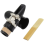 Mouthpiece Kit,Includes Ligature+Clarinet 2.5+Black Clarinet Cap 4