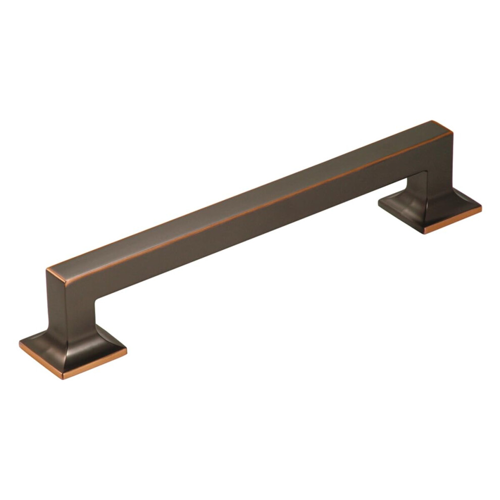 Photos - Other for Repair Hickory Hardware Studio Collection Appliance Pull 8 Inch Center to Center OilRubbed Bronze Highlighted Finish P3017-OBH