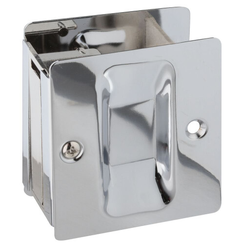 National Hardware N326-322 V1950 Pocket Door Pull in Chrome
