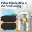 10Pcs Charcoal Filter for Compost Bucket 6.7 Inch 5