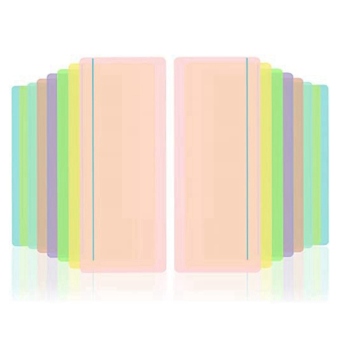 16 Pieces Guided Reading Highlight Strips Colored Overlays Bookmark 2