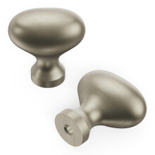 Hickory Hardware 1 Pack Solid Core keittiökaapin nupit Ylellinen kaappi ja lipaston nupit kahvan vedtimet oville ja laatikoille 1-1/4 tuumaa ruostuma