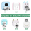 20PCS Mini Printer Paper, Self-Adhesive, Black on White, 5.7 x 2.5cm 5
