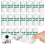 20PCS Mini Printer Paper, Self-Adhesive, Black on White, 5.7 x 2.5cm 3