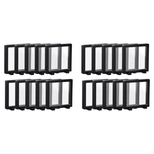 10X Black 3D Floating Case Holder Display 1