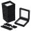 10X Black 3D Floating Case Holder Display 3