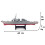 2X Guided Missile Ship Model Static Toys Children Gift 4