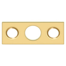 Deltana Sp7fbr003 Gche pour boulon affleurant de 7"" Pvd Laiton poli 1-1/2"" X 5/8""