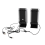 2 Pcs USB Computer Speakers Stereo 3.5mm with Ear Jack for Desktop 5