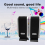 2 Pcs USB Computer Speakers Stereo 3.5mm with Ear Jack for Desktop 4