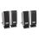 2 Pcs USB Computer Speakers Stereo 3.5mm with Ear Jack for Desktop 3