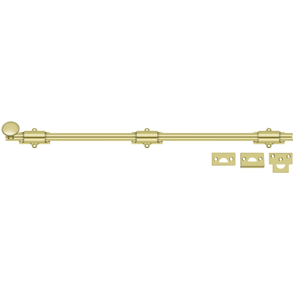 Deltana 24Sb3 Hd Solid Brass 24Inch Surface Bolt 760923391202