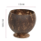 Coconut Shell Fruit Beer Coffee Cold Drink Cup Bowl-4Pcs 5