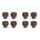 Coconut Shell Fruit Beer Coffee Cold Drink Cup Bowl-4Pcs 1