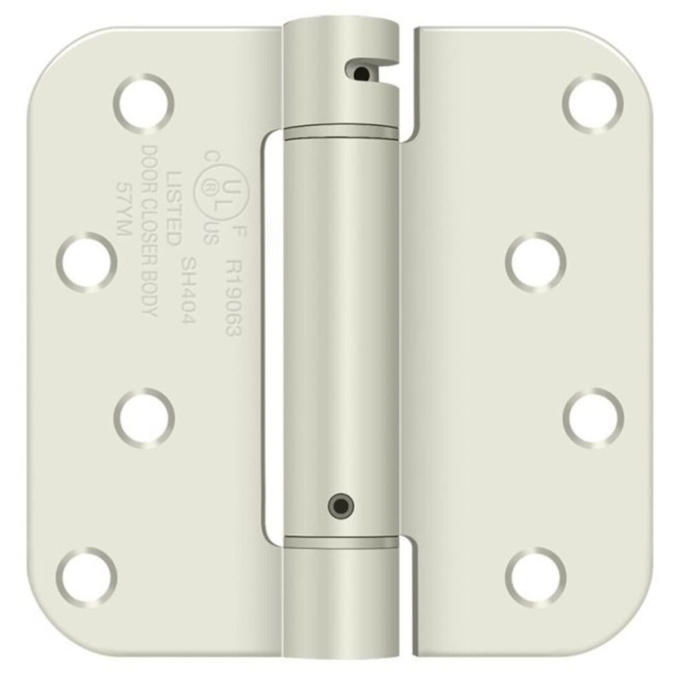 Deltana Dsh4r5uspw Single Action Steel 4-Inch X 4-Inch X 5/8-Inch Spring Hinge 760923540556