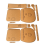 DIY Leather Tool Kit Handbag Sewing Pattern Size 21x19x6.5CM 2