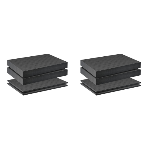 4Pieces Foam Insert for Cases Tool Box Sponge Pad,40X40X2cm/40X40X5cm 1