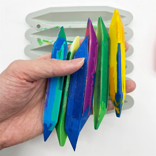 Crayon Recycling Mold 2 Pack, 3D Silicone Mold,Oven 2