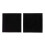 Sorbothane Vibration Isolation Square Pad 4""""x4"""" 2-pack (30 Duro 0,25"""" Tjockt) 1